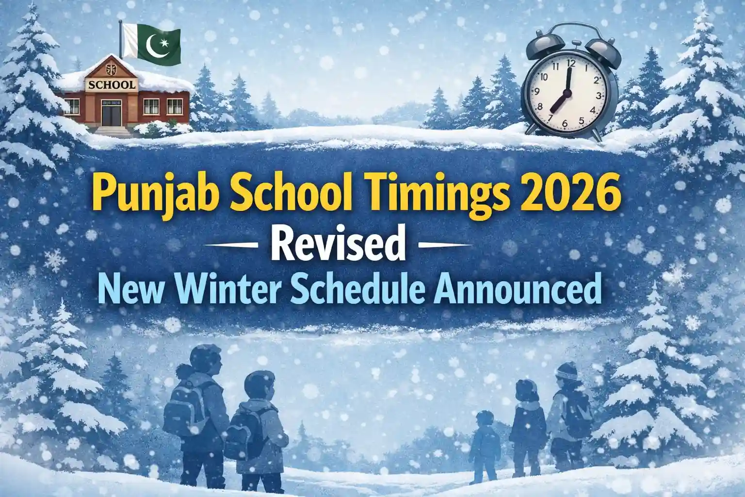 Punjab School Timings 2026 Revised