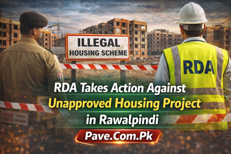 RDA Takes Action Against Unapproved Housing Project in Rawalpindi