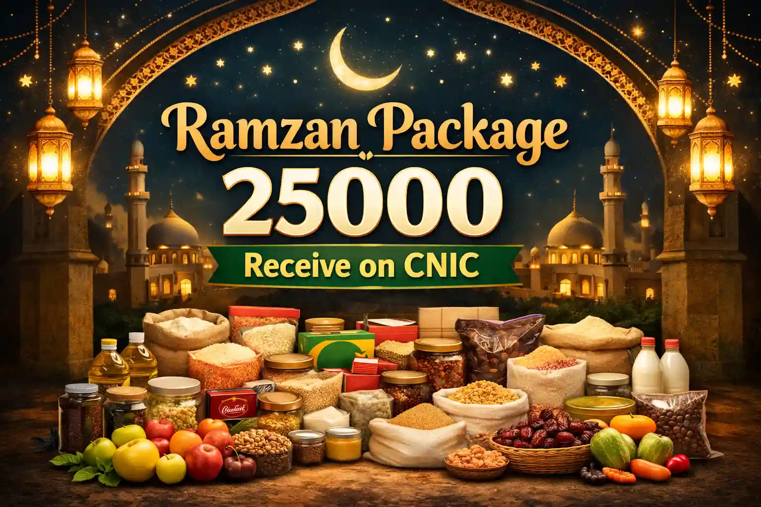 Ramzan Package 25000 Receive on CNIC – 8070 Ramzan Package 10000 Details 1 Ramzan Package 25000 Receive on CNIC
