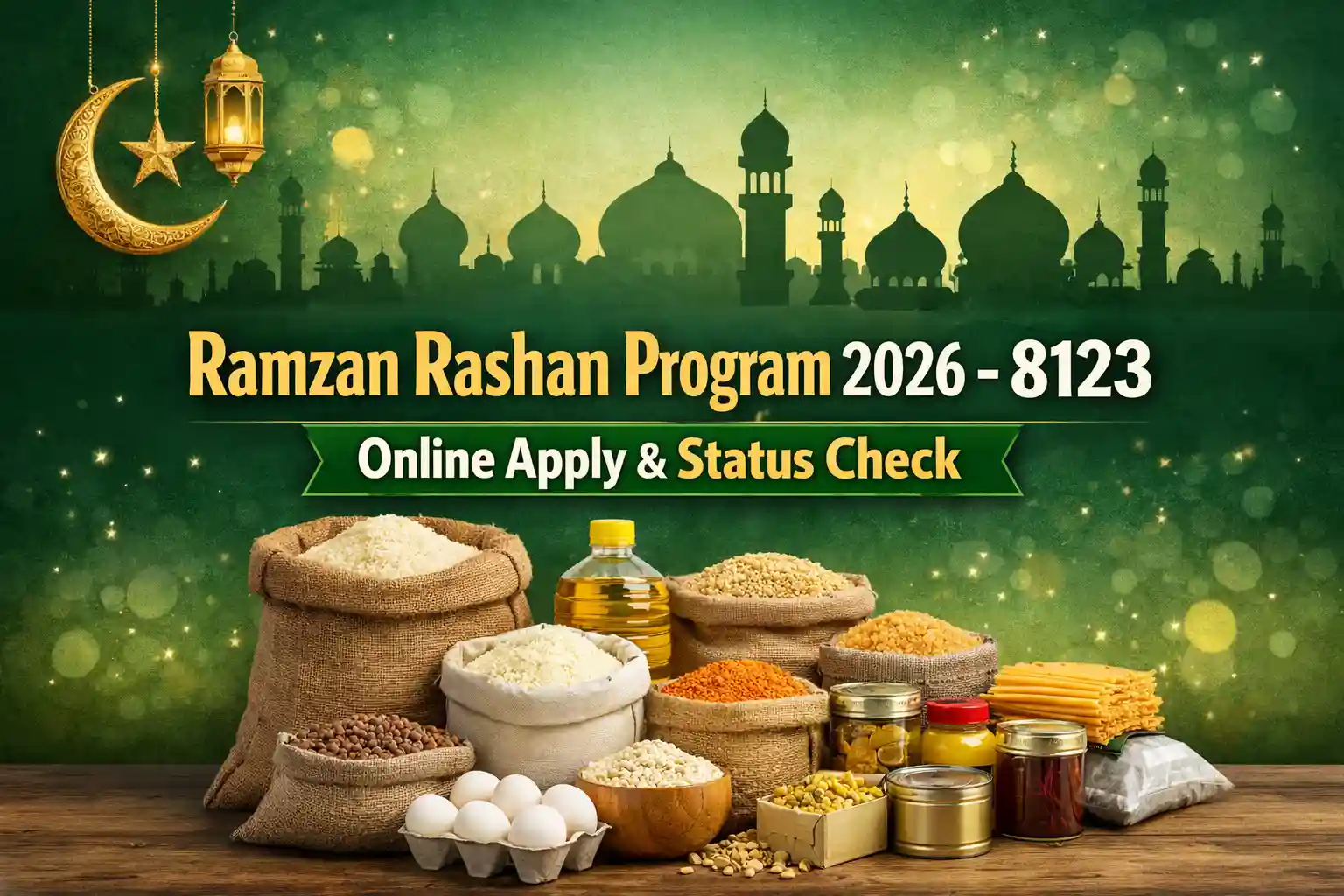 Ramzan Rashan Program 2026 – 8123 Online Apply & Status Check