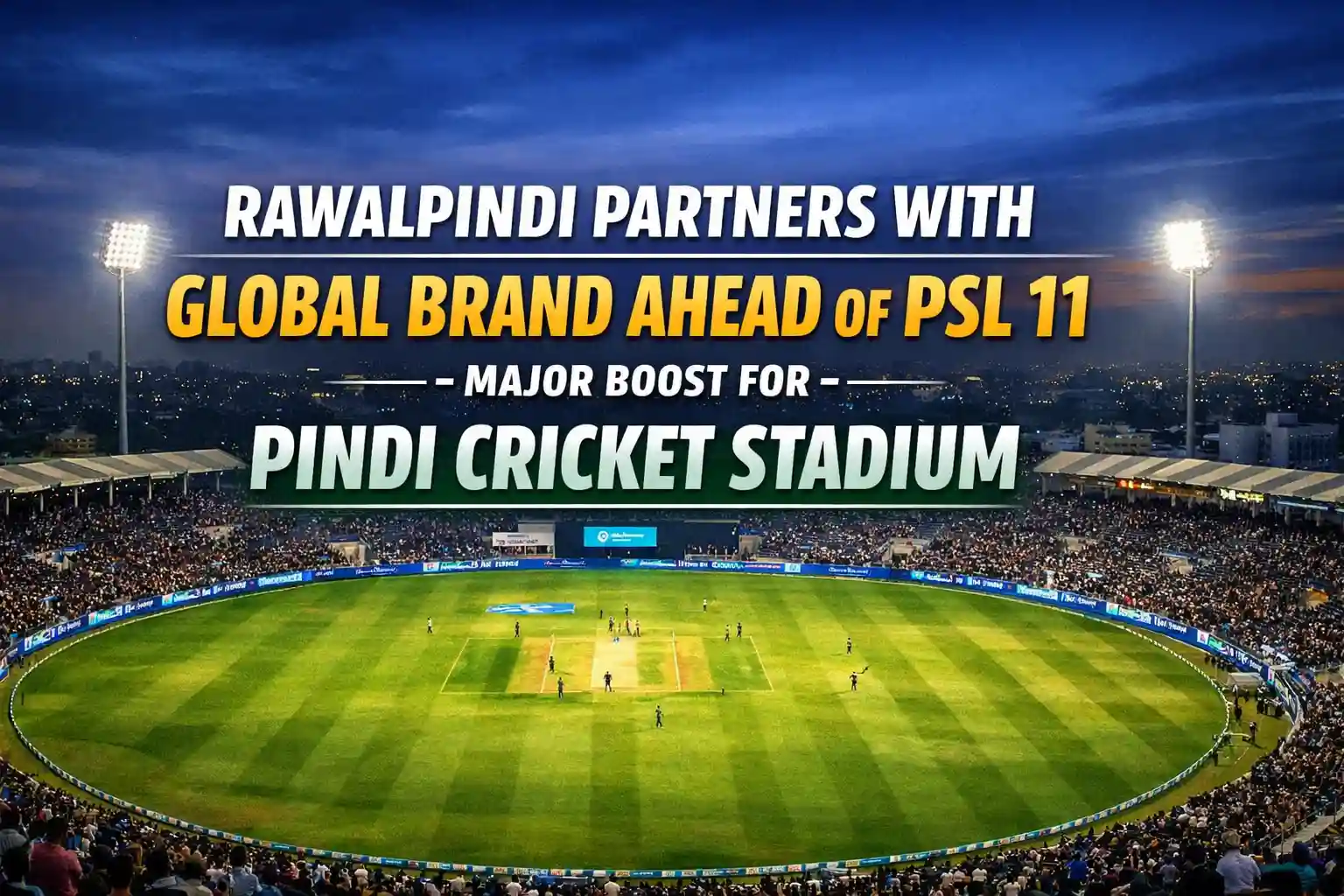 Rawalpindi Partners With Global Brand Ahead of PSL 11