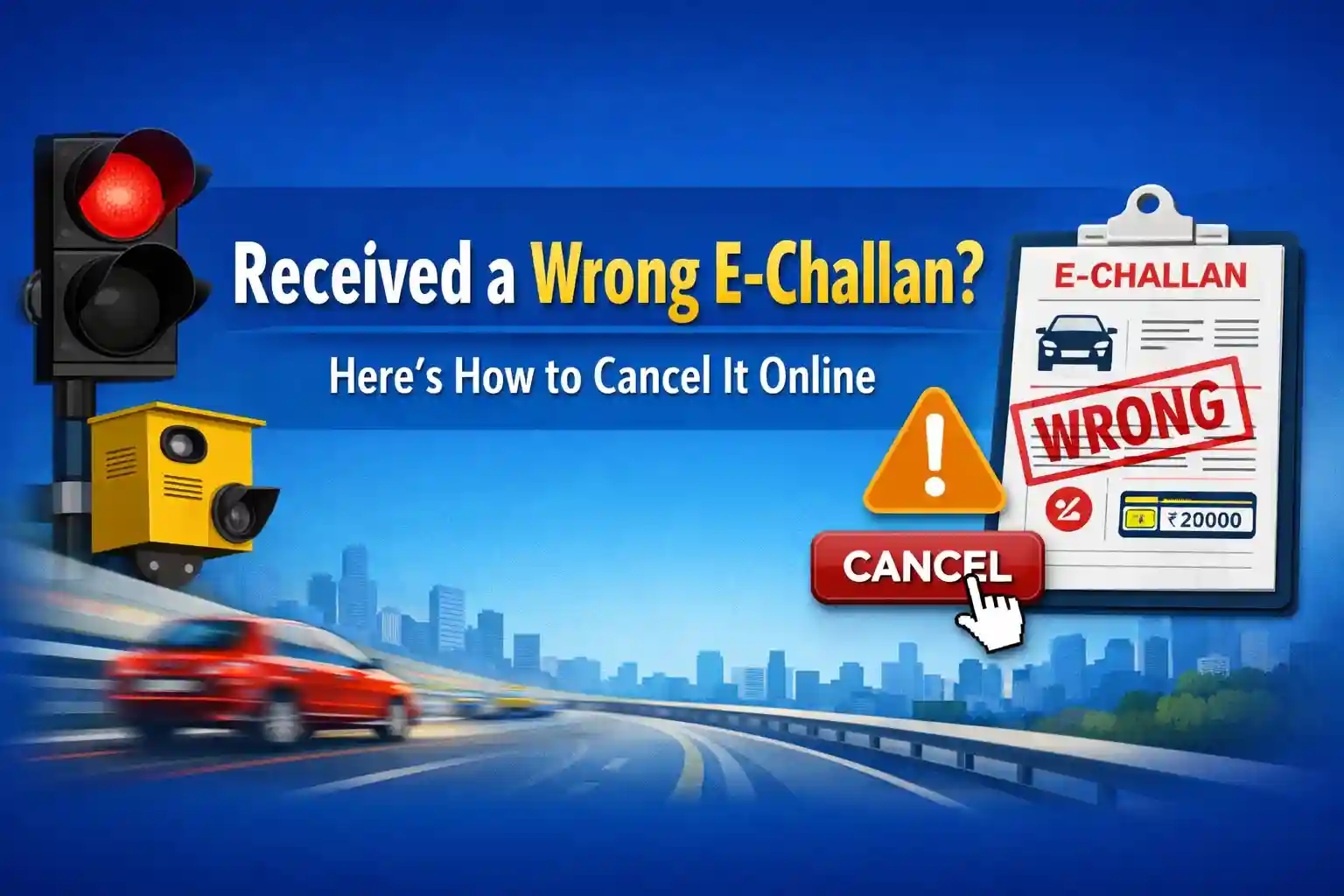 Received a Wrong E-Challan Here’s How to Cancel It Online