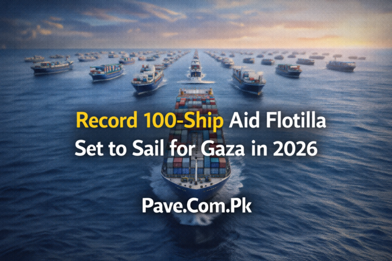Record 100-Ship Aid Flotilla Set to Sail for Gaza in 2026