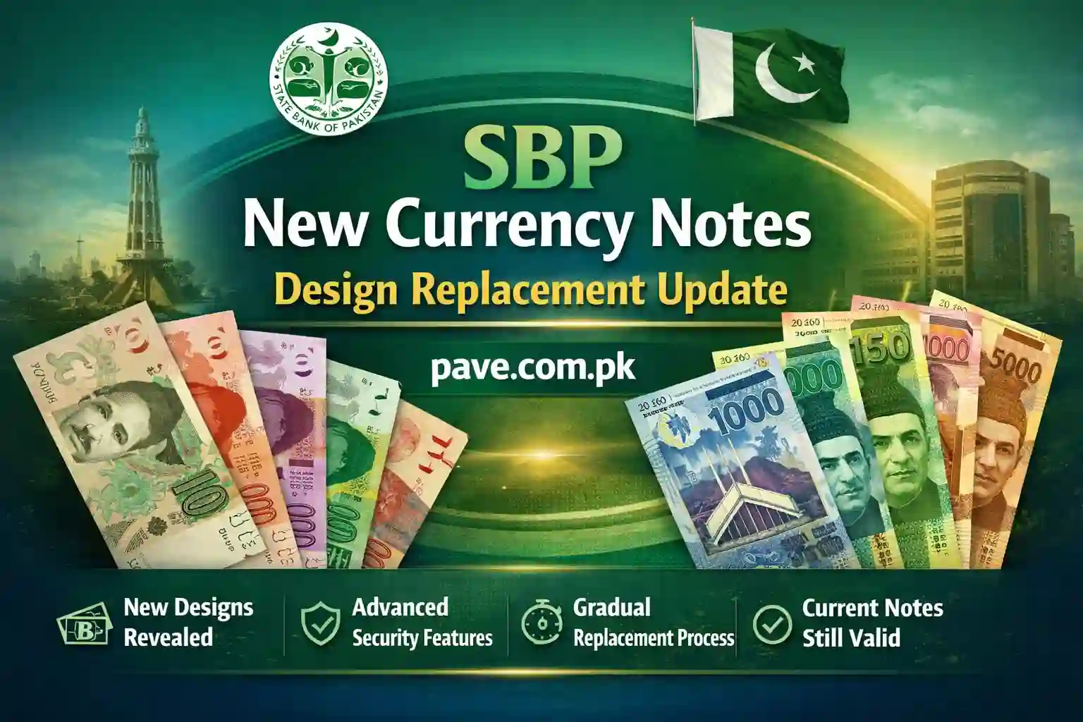 SBP New Currency Notes Design Replacement Update