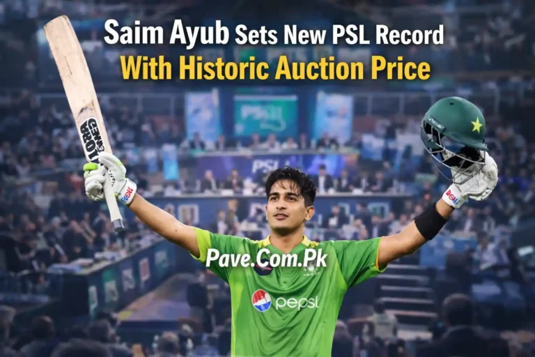 Saim Ayub Sets New PSL Record With Historic Auction Price 10 Saim Ayub Sets New PSL Record With Historic Auction Price
