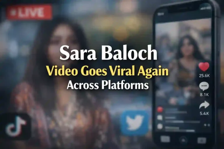 Sara Baloch Video Goes Viral Again Across Platforms