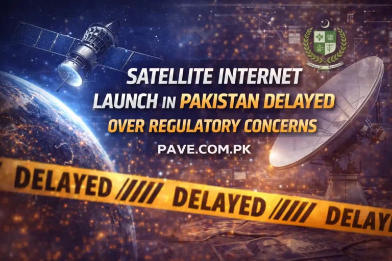Satellite Internet Launch in Pakistan Delayed Over Regulatory Concerns