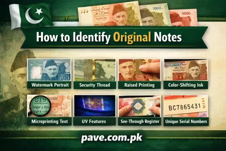 Security Features of Pakistan New Currency Notes