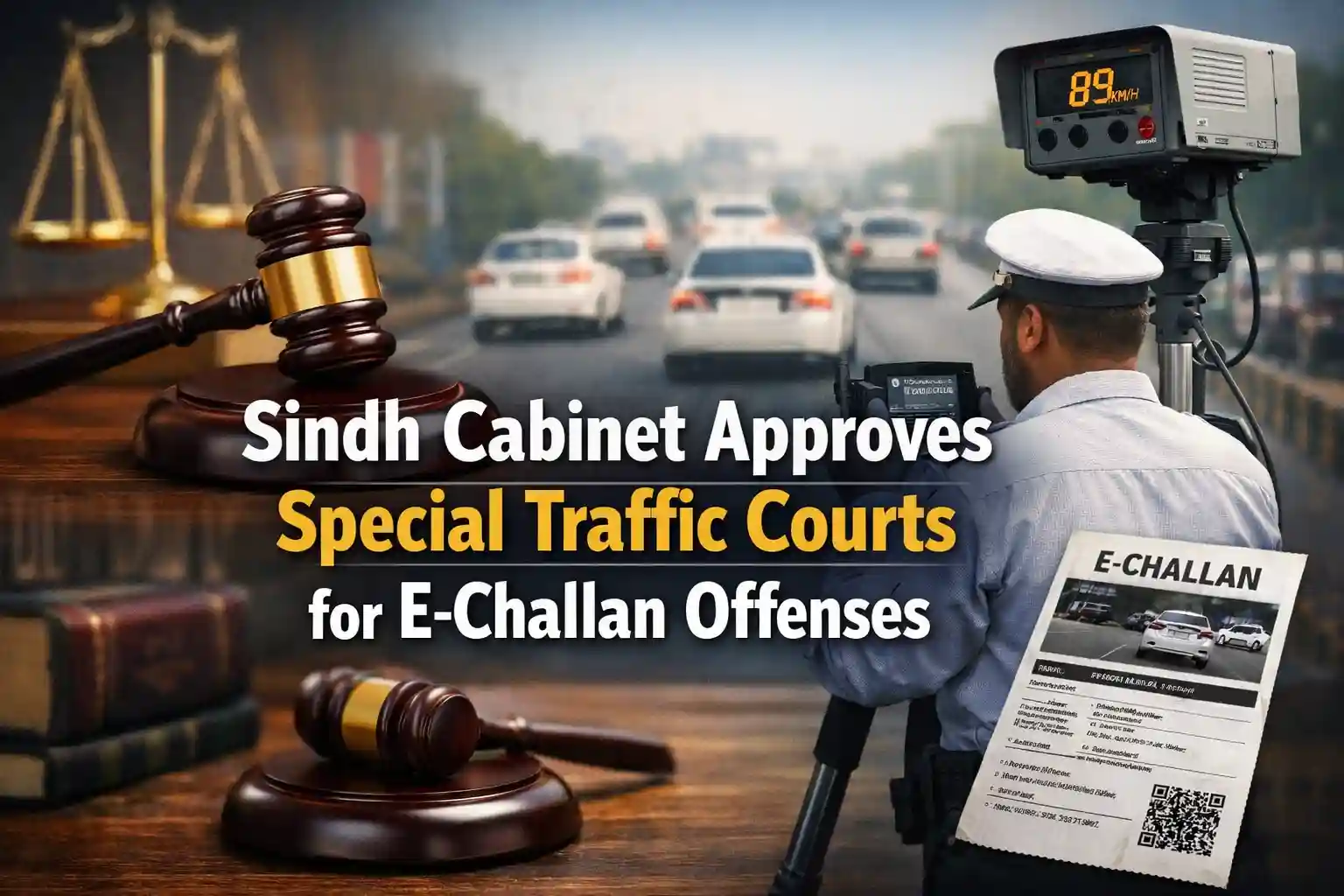 Sindh Cabinet Approves Special Traffic Courts for E-Challan Offenses 1 Sindh Cabinet Approves Special Traffic Courts for E-Challan Offenses
