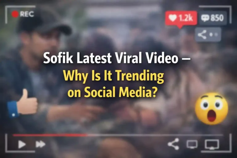 Sofik Latest Viral Video – Why Is It Trending on Social Media