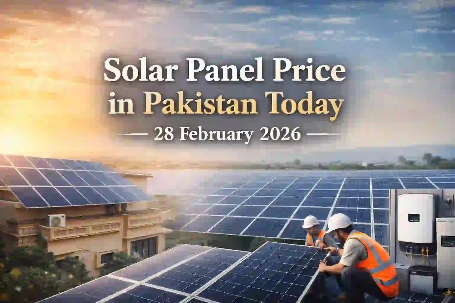 Solar Panel Price in Pakistan Today – 28 February 2026
