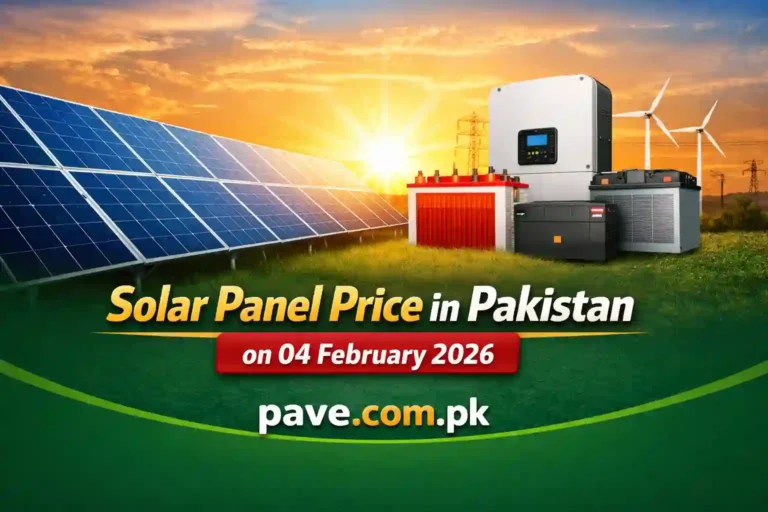 Solar Panel Price in Pakistan on 04 February 2026