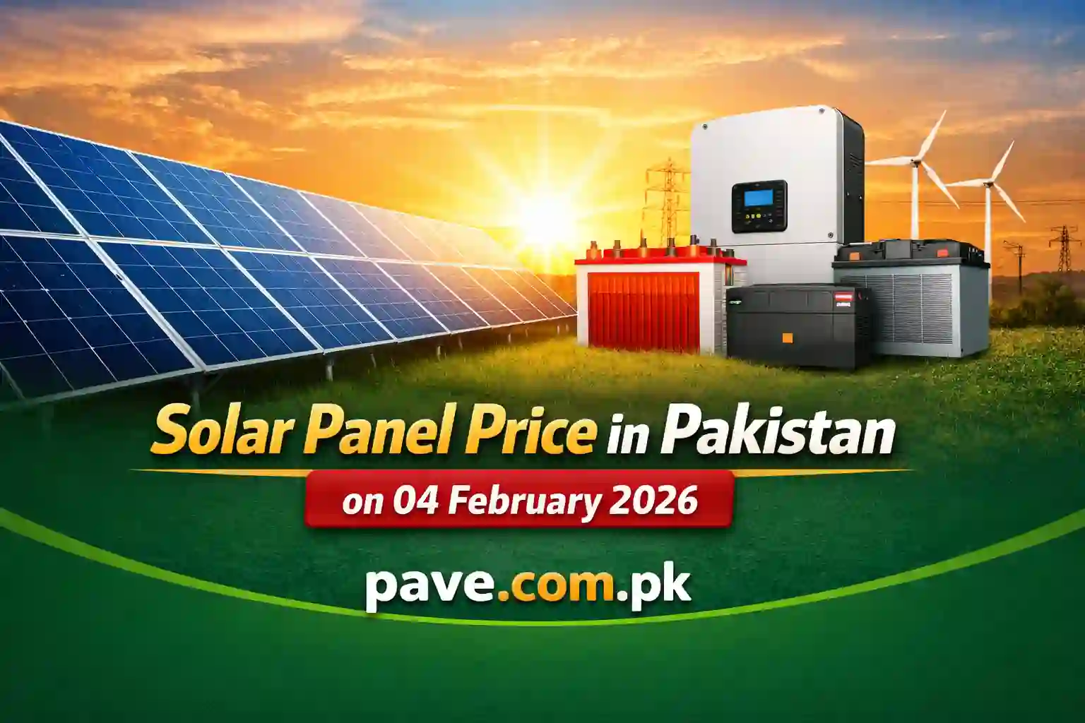 Solar Panel Price in Pakistan on 04 February 2026
