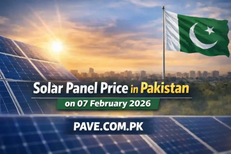 Solar Panel Price in Pakistan on 07 February 2026
