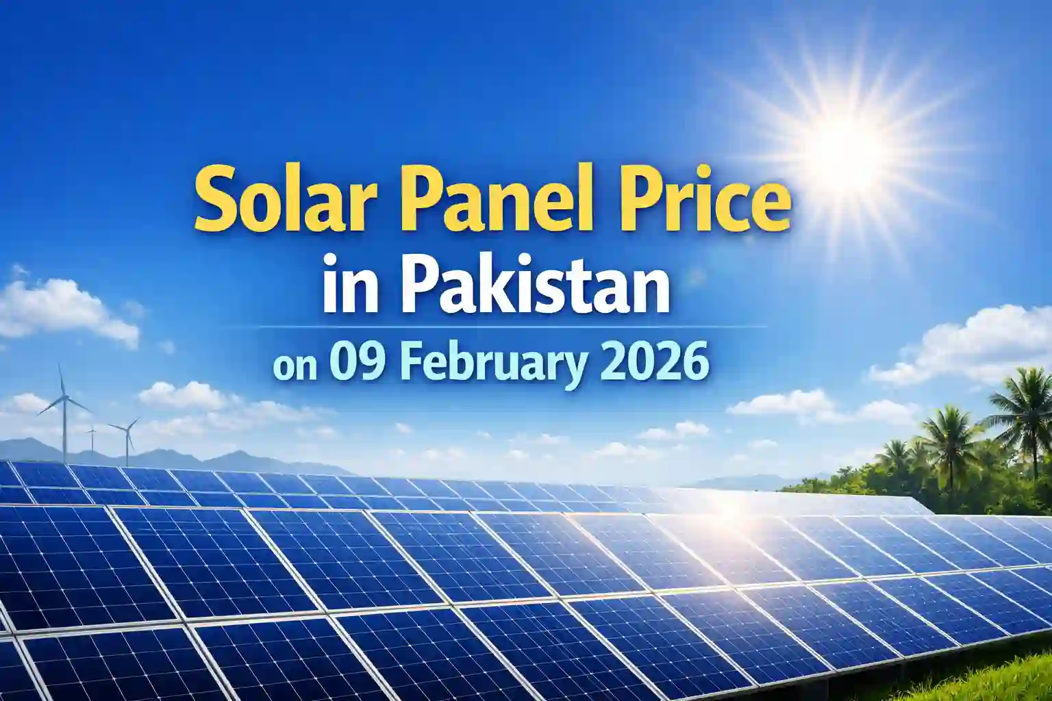 Solar Panel Price in Pakistan on 09 February 2026 | Daily Solar Rates Update 1 Solar Panel Price in Pakistan on 09 February 2026 | Daily Solar Rates Update