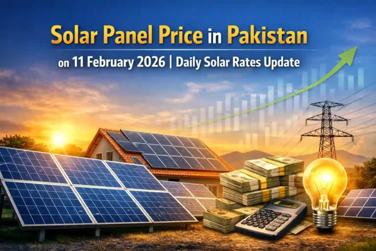Solar Panel Price in Pakistan on 11 February 2026 | Daily Solar Rates Update 10 Solar Panel Price in Pakistan on 11 February 2026