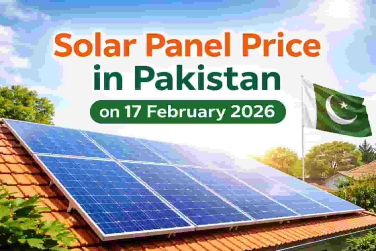 Solar Panel Price in Pakistan on 17 February 2026