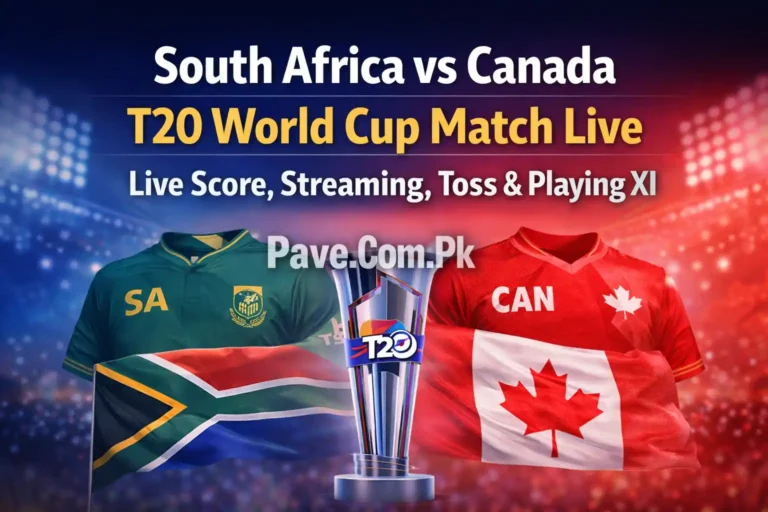 South Africa vs Canada T20 World Cup Match Live Live Score, Streaming, Toss & Playing XI