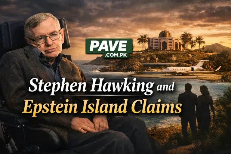 Stephen Hawking and Epstein Island Claims