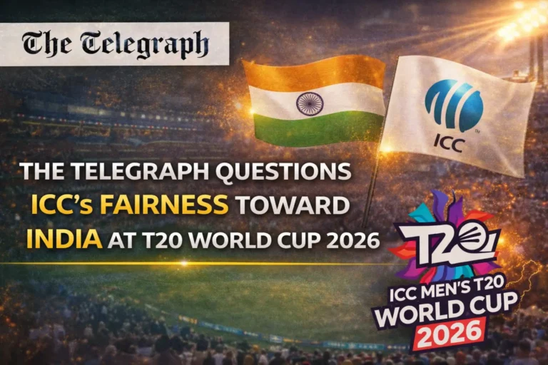The Telegraph Questions ICC’s Fairness Toward India at T20 World Cup 2026