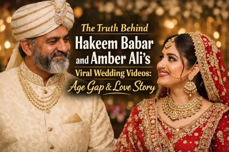 The Truth Behind Hakeem Babar and Amber Ali’s Viral Wedding Videos: Age Gap & Love Story 7 The Truth Behind Hakeem Babar and Amber Ali’s Viral Wedding Videos