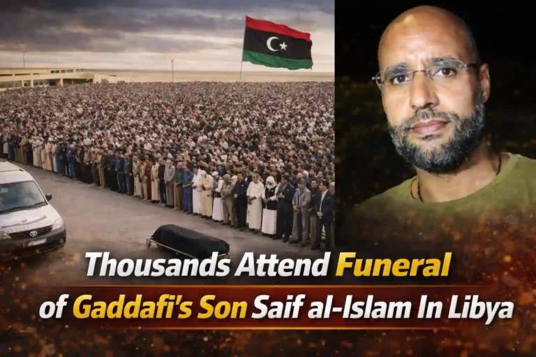 Thousands Attend Funeral of Gaddafi’s Son Saif al-Islam in Libya