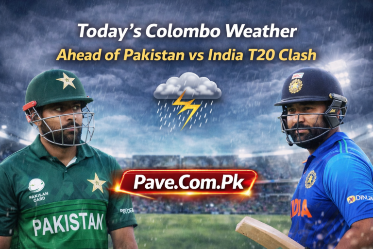 Today’s Colombo Weather Ahead of Pakistan vs India Cricket T 20 Match Clash
