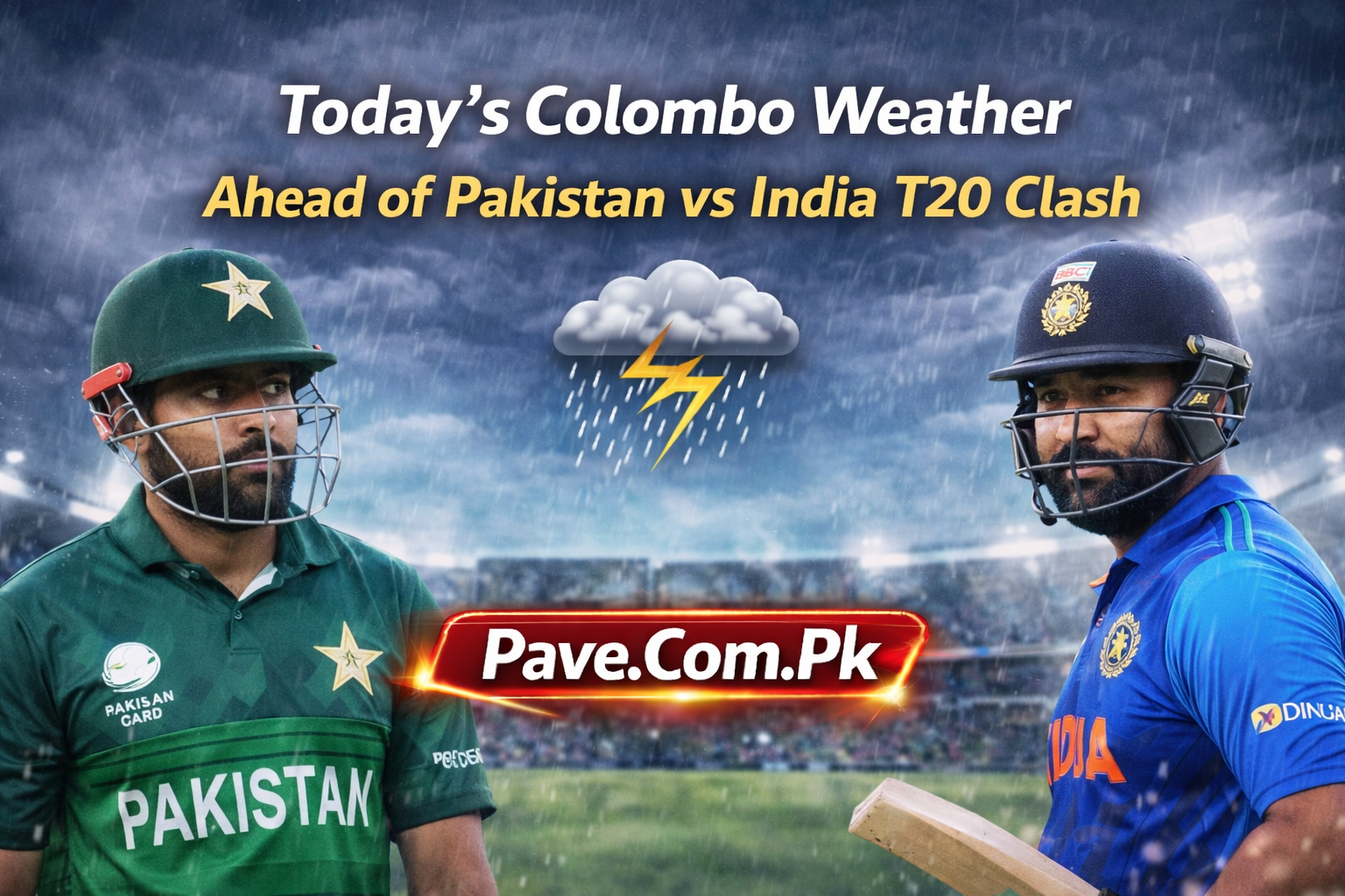 Todays Colombo Weather Ahead of Pakistan vs India Cricket T 20 Match Clash