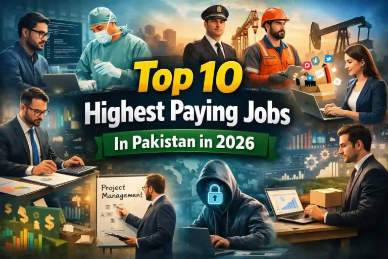 Top 10 Highest Paying Jobs In Pakistan in 2026