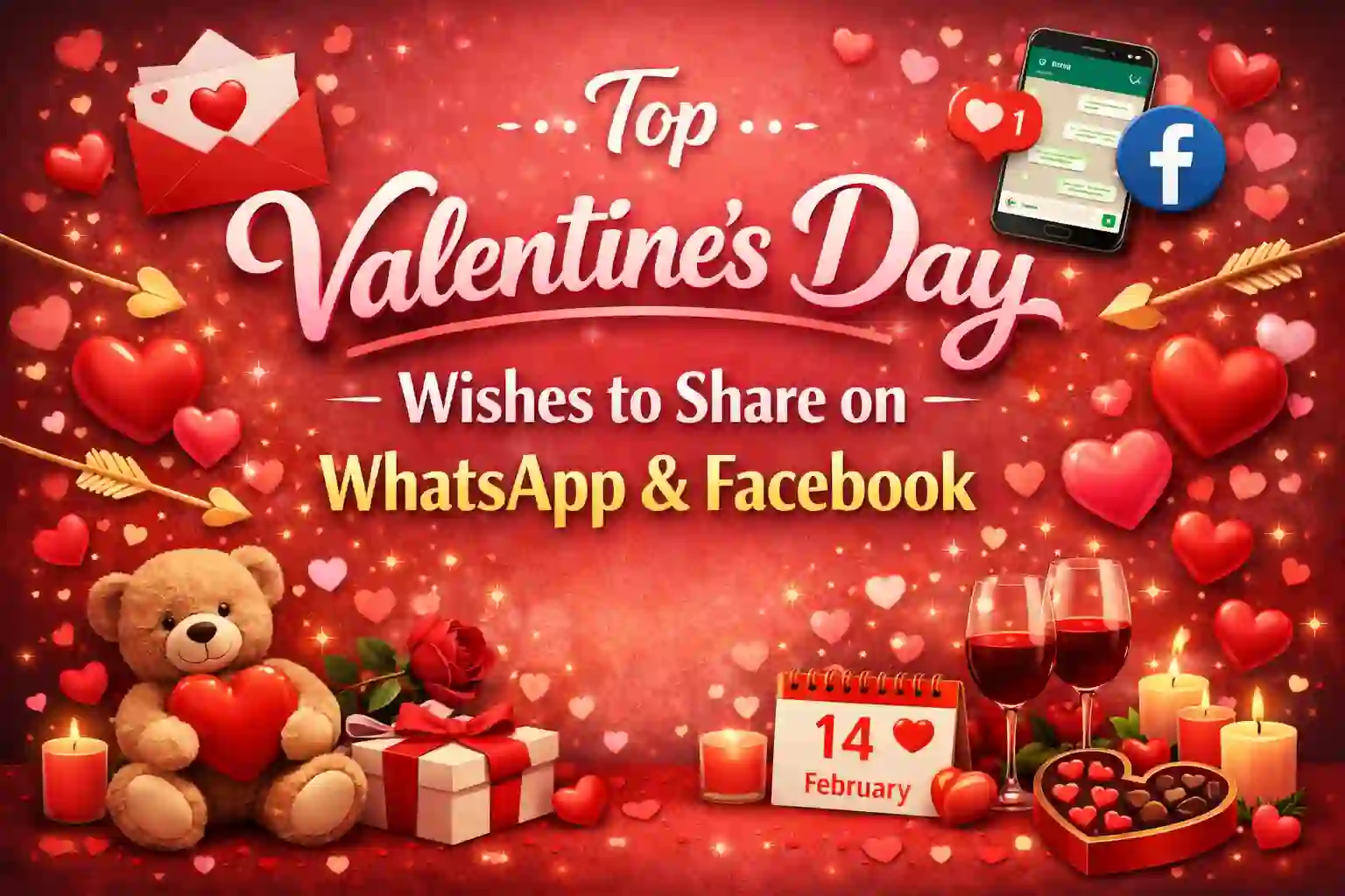Top Valentine’s Day Wishes to Share on WhatsApp & Facebook 1 Top Valentine’s Day Wishes to Share on WhatsApp & Facebook