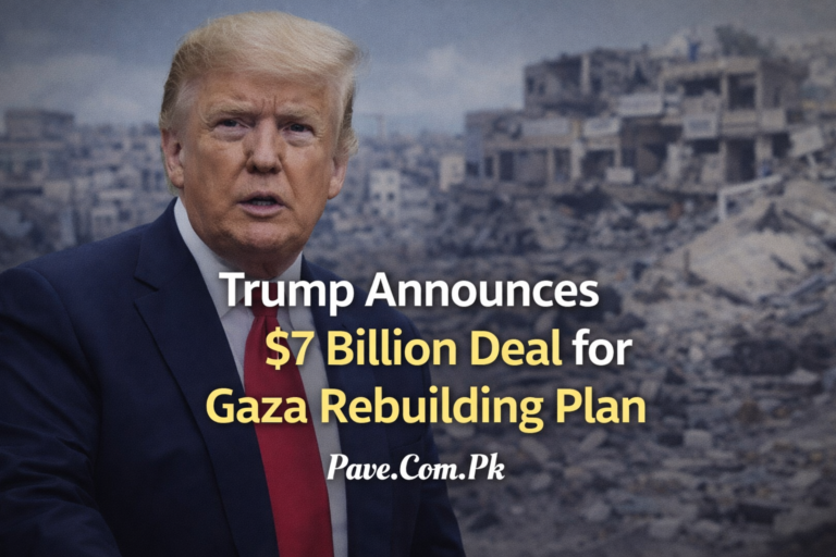 Trump Announces $7 Billion Deal for Gaza Rebuilding Plan