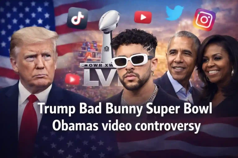 Trump Attacks Bad Bunny’s Super Bowl Performance & Reposts Vile and Racist Video of the Obamas 9 Trump Bad Bunny Super Bowl Obamas video controversy