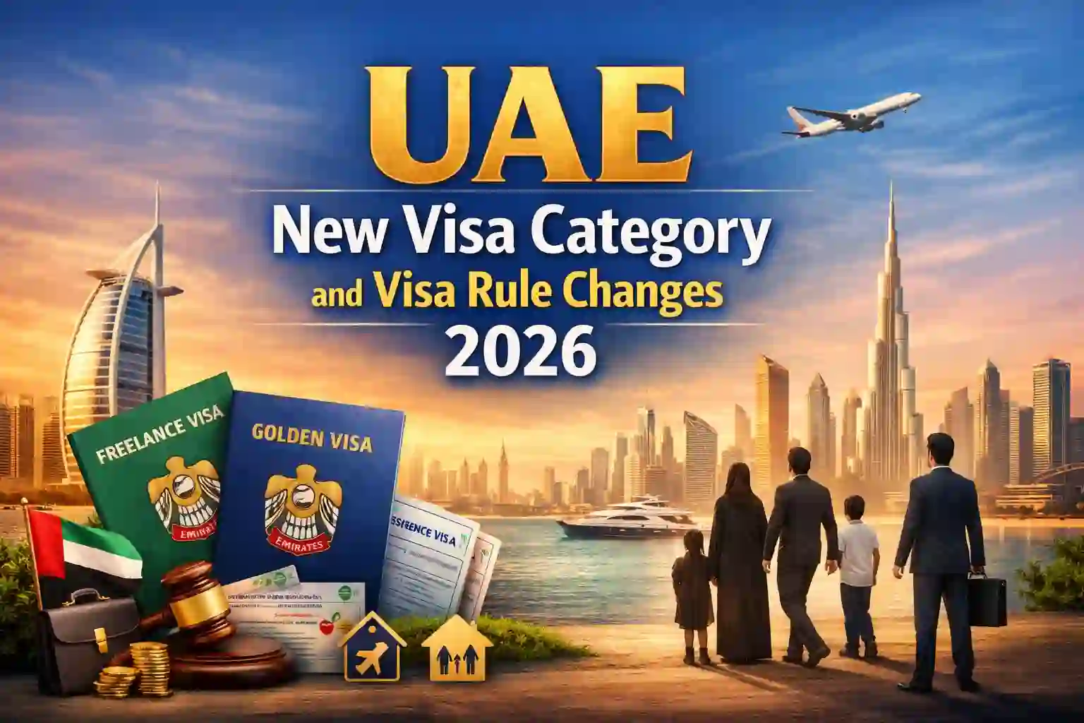 UAE Introduces New Visa Category & Multiple Changes in the Existing Visa’s 1 UAE New Visa Category and Visa Rule Changes 2026