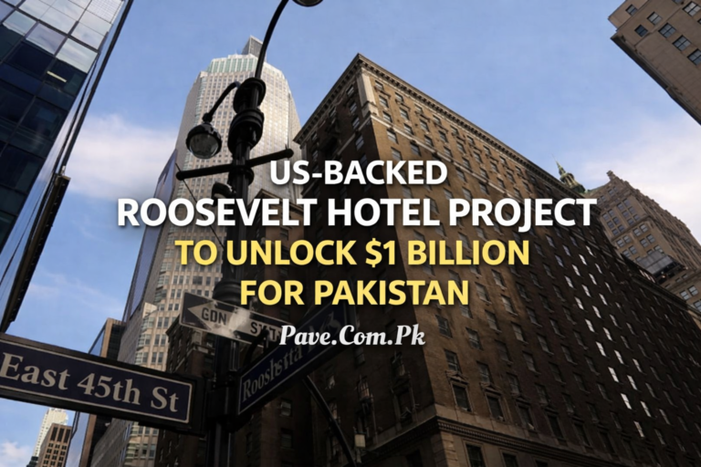 US-Backed Roosevelt Hotel Project to Unlock $1 Billion for Pakistan