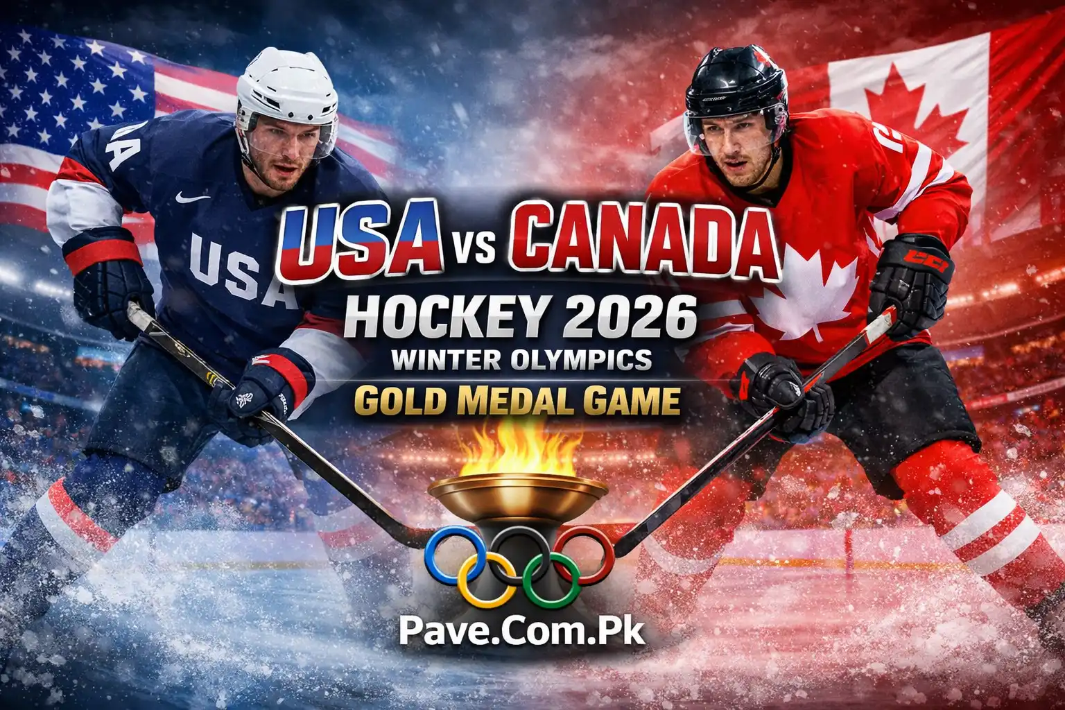 USA vs Canada Hockey 2026 Winter Olympics Gold Medal Game