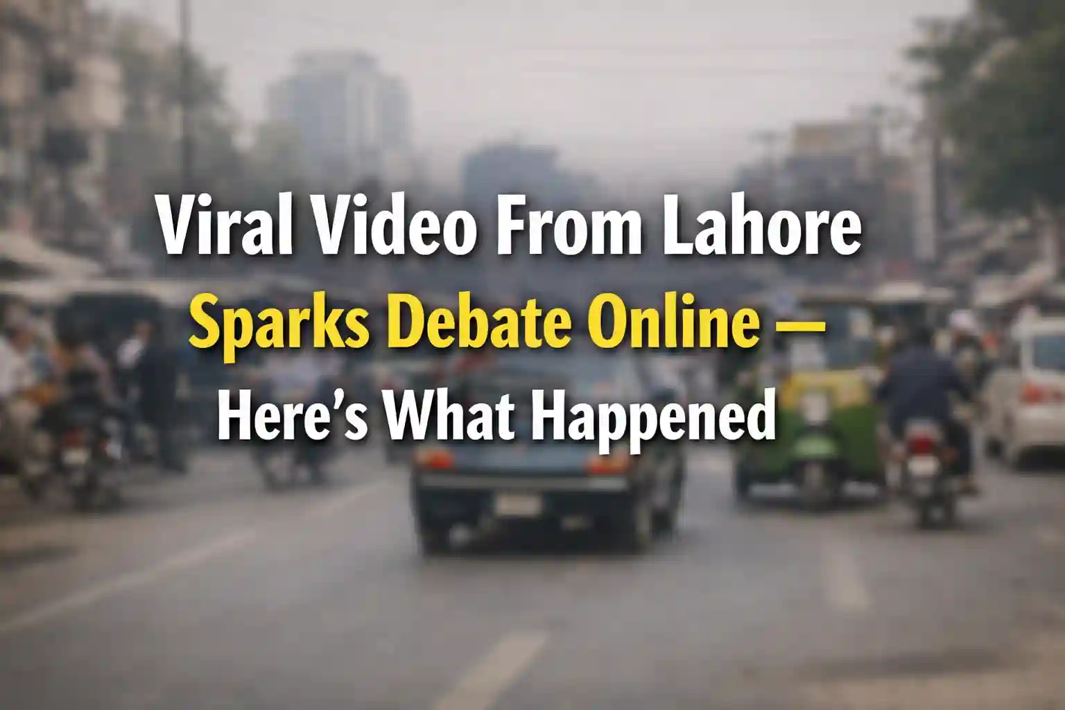 Viral Video From Lahore Sparks Debate Online