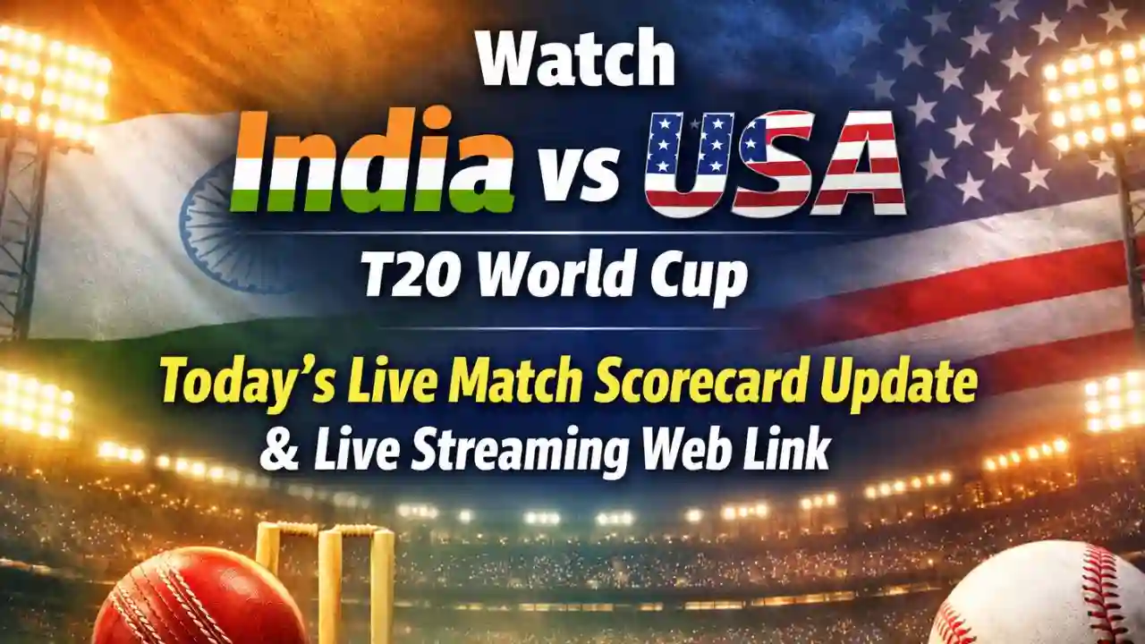Watch India vs USA T20 World Cup Today’s Live Match Scorecard Update & Live Streaming Web Link