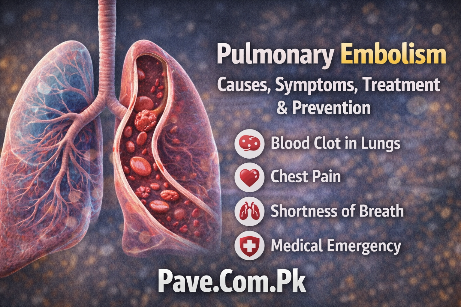 What is Pulmonary Embolism – Causes Symptoms Treatment and Prevention
