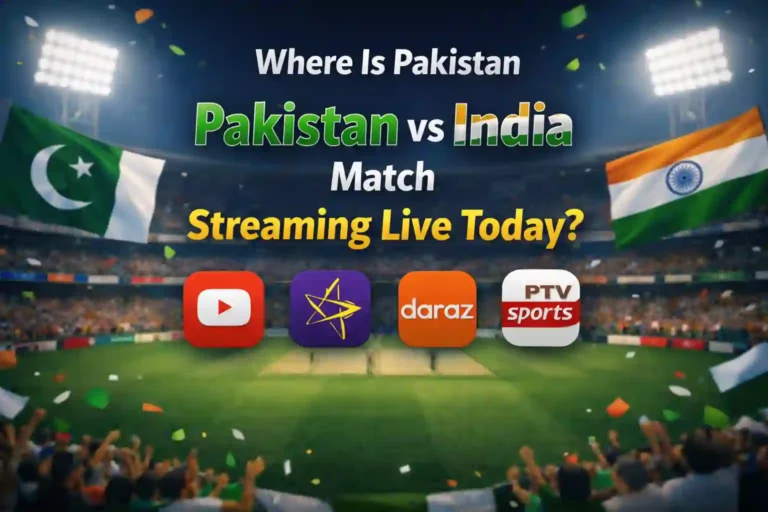 Where Is Pakistan vs India Match Streaming Live Today? 7 Where Is Pakistan vs India Match Streaming Live Today?