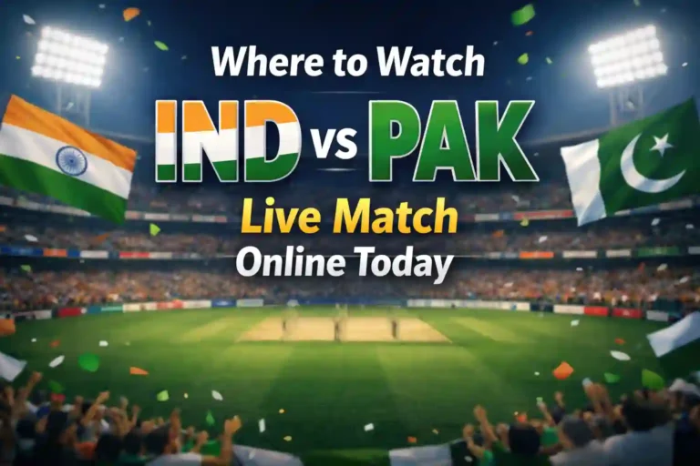 Where to Watch IND vs PAK Live Match Online Today 10 Where to Watch IND vs PAK Live Match Online Today