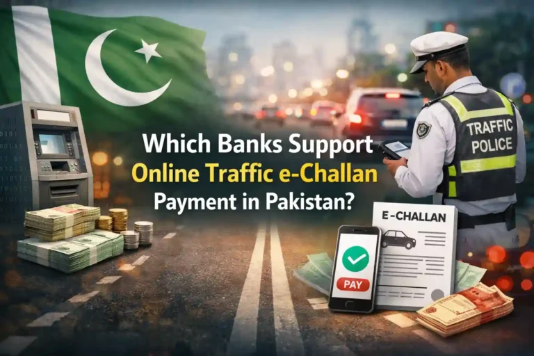 Which Banks Support Online Traffic e-Challan Payment in Pakistan