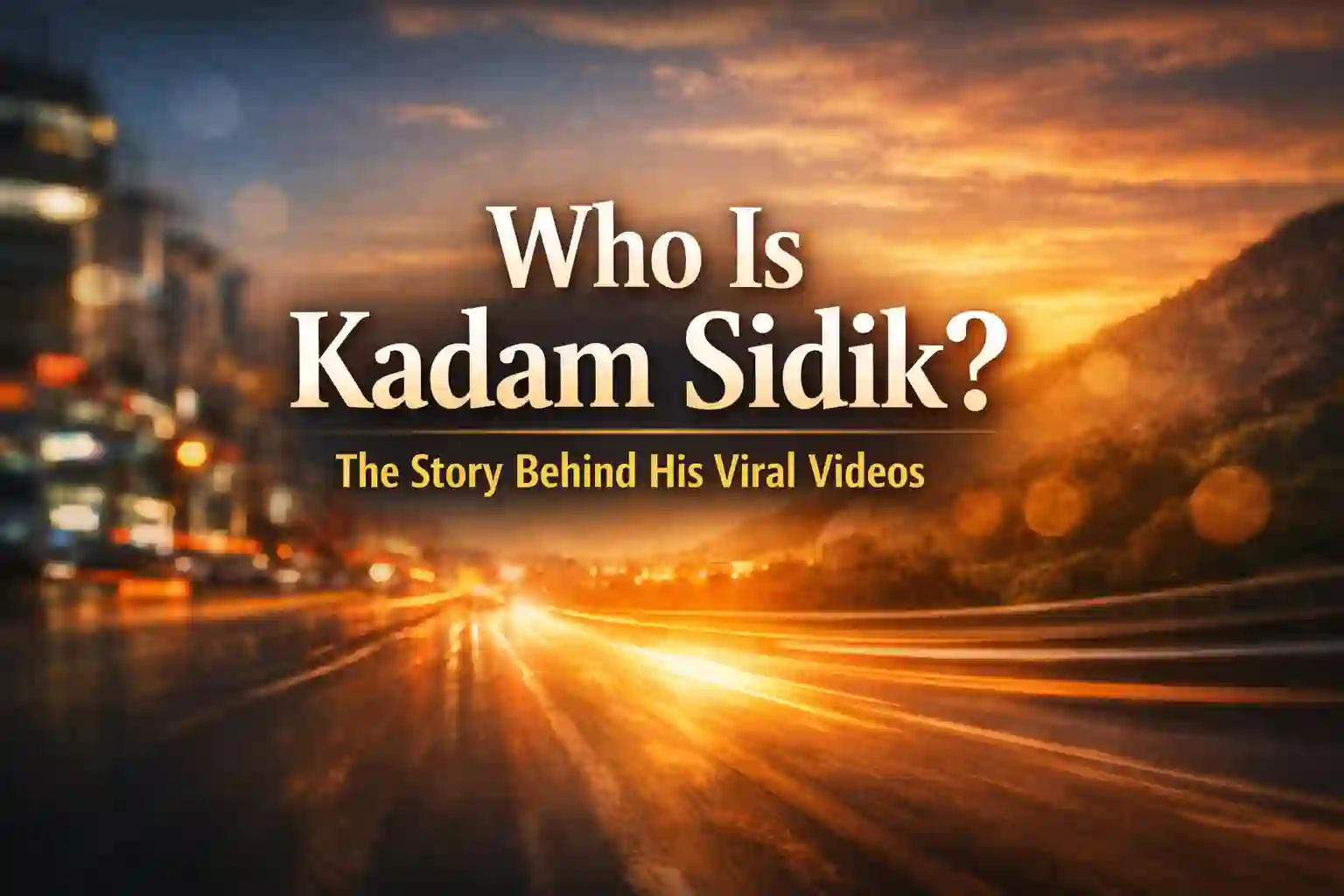 Who Is Kadam Sidik? The Story Behind His Viral Videos