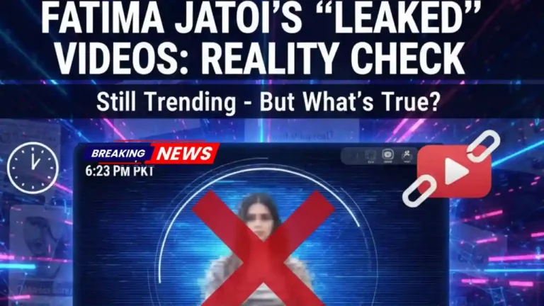 Who’s Fatima Jatoi’s Videos are Still Trending – What’s Reality Check on Jatoi’s Leaked Videos