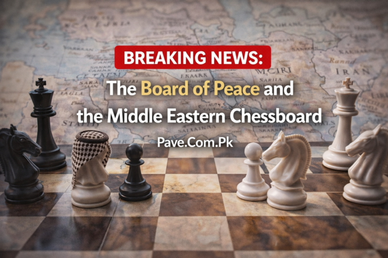 Breaking News: The Board of Peace and the Middle Eastern Chessboard
