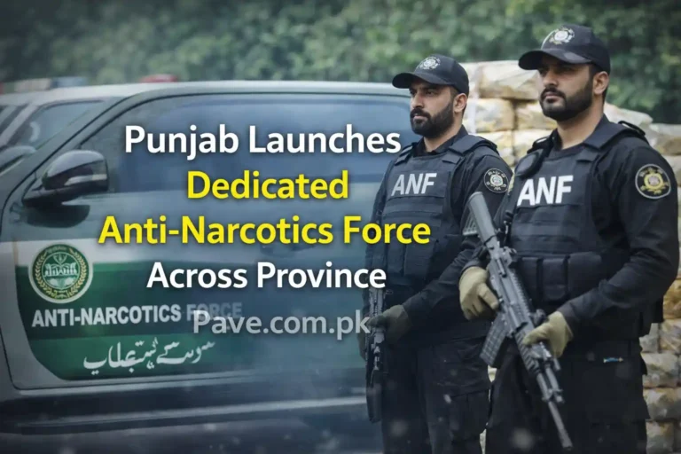 Punjab Launches Dedicated Anti-Narcotics Force Across Province