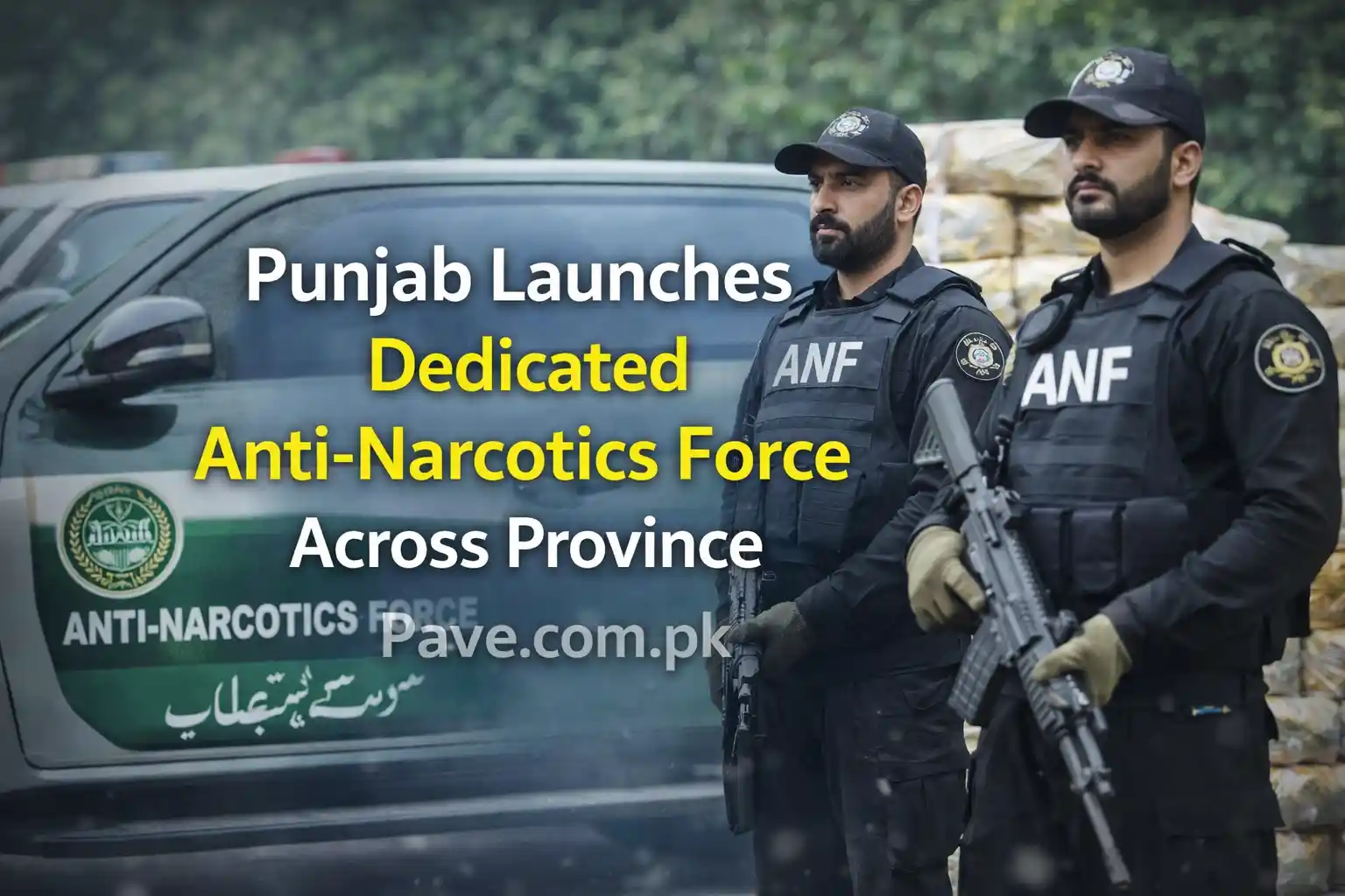 Punjab Launches Dedicated Anti-Narcotics Force Across Province 1 Punjab Launches Dedicated Anti-Narcotics Force Across Province