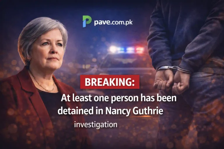 BREAKING: At least one person has been detained in Nancy Guthrie investigation