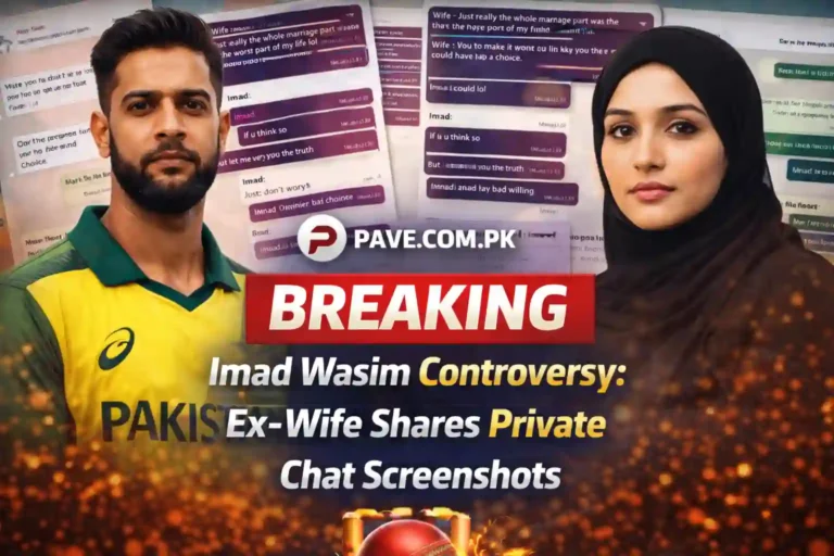 Imad Wasim Controversy: Ex-Wife Shares Private Chat Screenshots