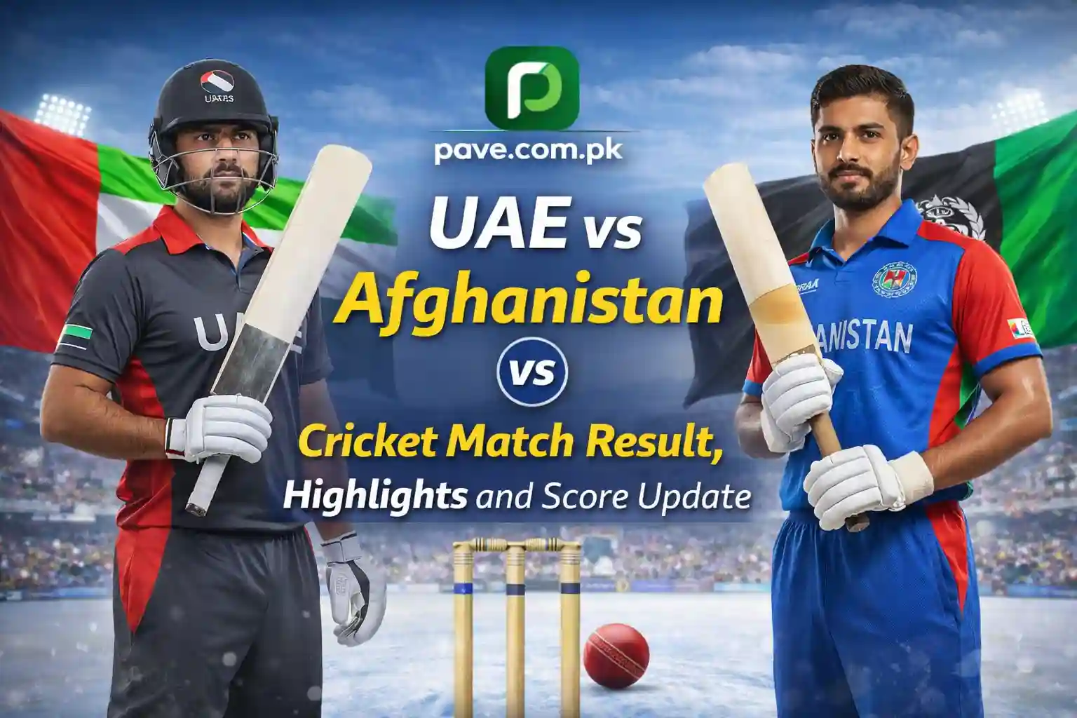 UAE vs Afghanistan Cricket Match Result, Highlights and Score Update 1 UAE vs Afghanistan Cricket Match Result, Highlights and Score Update