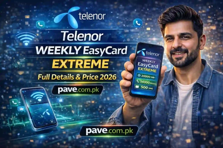 Telenor Weekly EasyCard Extreme – Full Details & Price 2026 8 Telenor Weekly EasyCard Extreme – Full Details & Price 2026